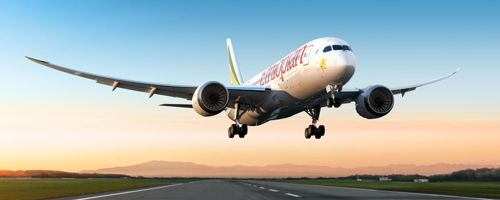 Ethiopian airlines aircarft