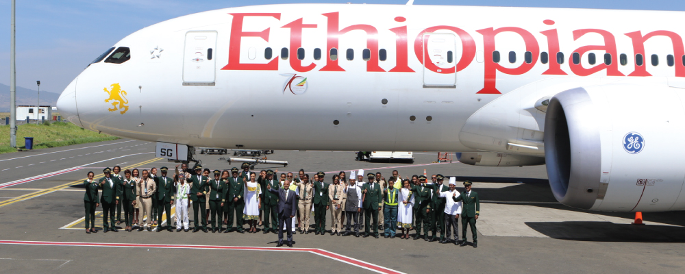 Ethiopian airlines aircraft