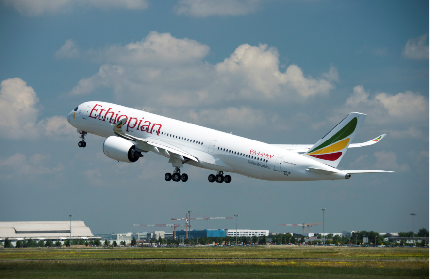 Africa's First Airbus A350 XWB named The Simien Mountains