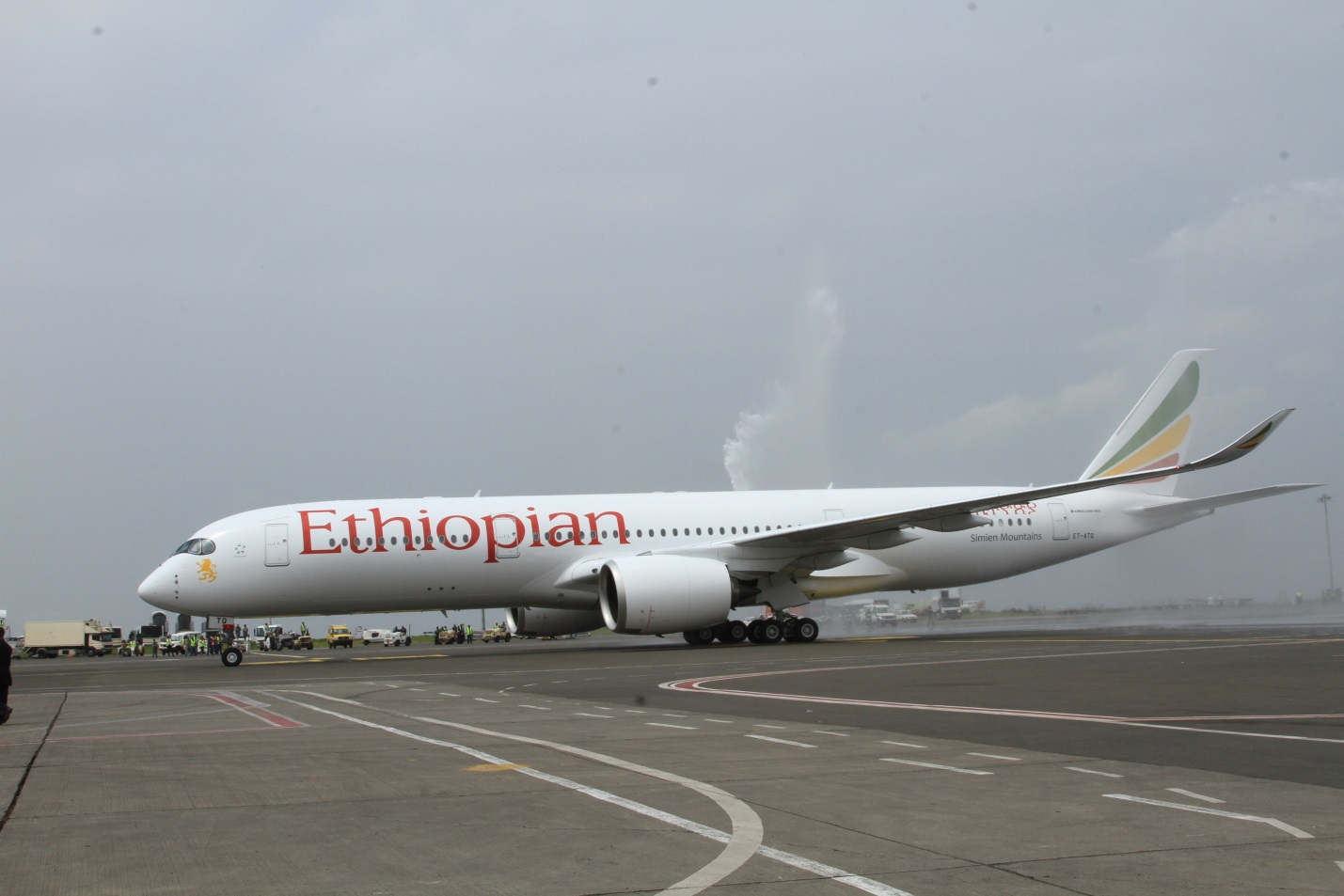ethiopian airlines Airbus-in-nirobi