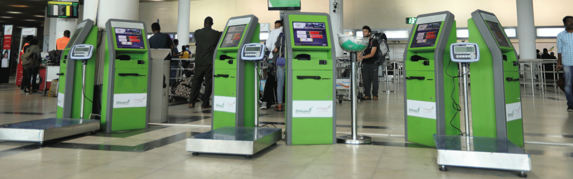 Ethiopian Airlines Check-in Kiosk